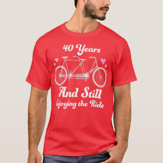 Camiseta 40° aniversario Boda 40 años juntos regalo I