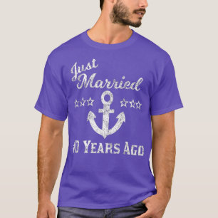 Camiseta 40° aniversario Boda crucero 40 años de