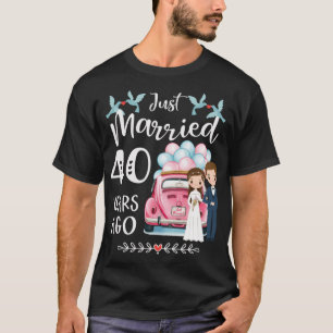 Camiseta 40 Aniversario - Casados hace 40 años