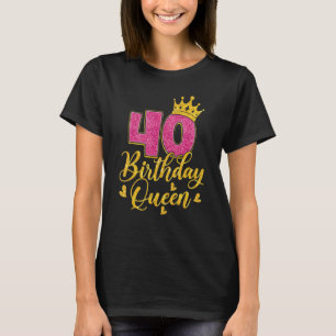 Camiseta 40 Aniversario de la Reina Mujer 40 Aniversario