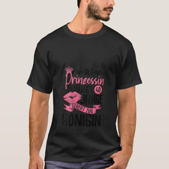 Camiseta 40 Aniversario Diciendo Regalos A Mujeres Divertid (Anverso)