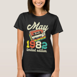 Camiseta 40 Aniversario Mayo 1982 Cassette de época