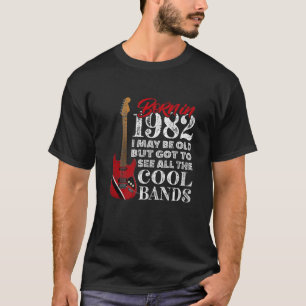 Camiseta 40 Aniversario - Nacido En 1982 I Guitarra Eléctri