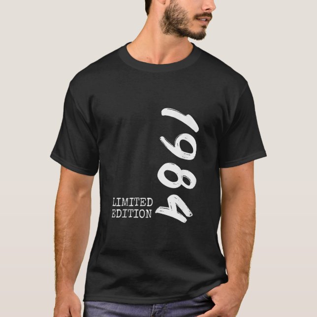 Camiseta 40 Años 1984 Mujer Decorativa F (Anverso)