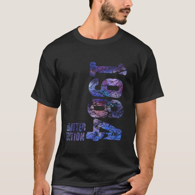 Camiseta 40 Años 1984 Mujer Decorativa F (Anverso)