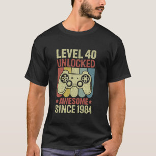 Camiseta 40 Años 1984 Mujer Decorativa F
