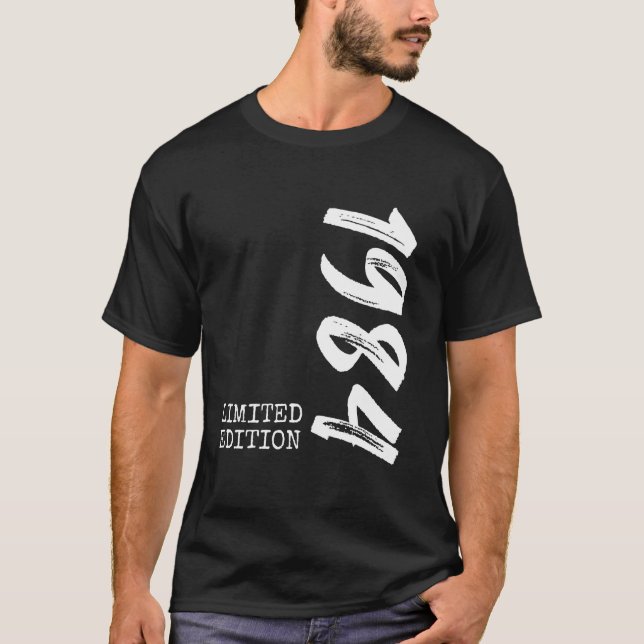 Camiseta 40 Años 1984 Mujer Decorativa F (Anverso)