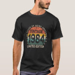 Camiseta 40 años de edad 1984 Vintage 40th Birthday Men<br><div class="desc">40 años de edad 1984 Vintage 40th Birthday Men Long Sleeve T Shirt</div>