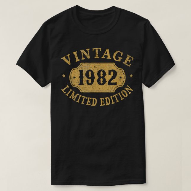 Camiseta 40 años de edad 40 Aniversario de la mejor limita (Diseño del anverso)