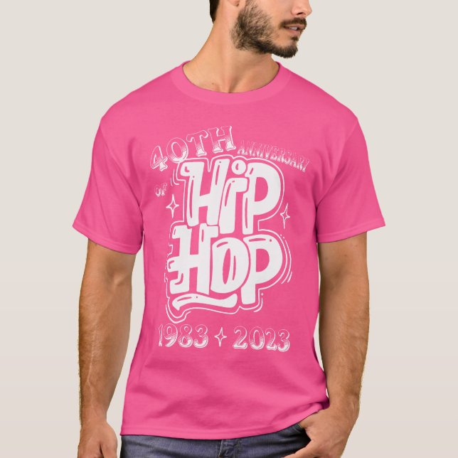 Camiseta 40 Años De Edad 40 Aniversario Del Graffiti De Hip (Anverso)