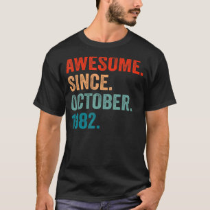 Camiseta 40 años de edad 40 hombres festejos increíbles des