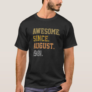 Camiseta 40 Años De Edad Increíble Desde El 19 De Agosto