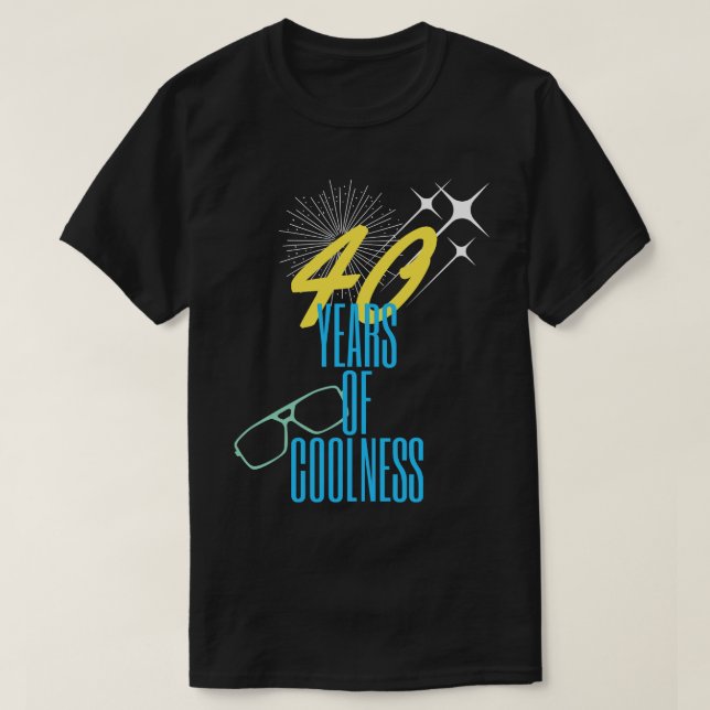 Camiseta 40 años de frescura (Diseño del anverso)