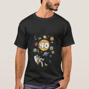 Camiseta 40 años de la celebración del 40º espacio de cumpl