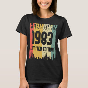 Camiseta 40 años de leyenda vintage desde febrero de 1983 4