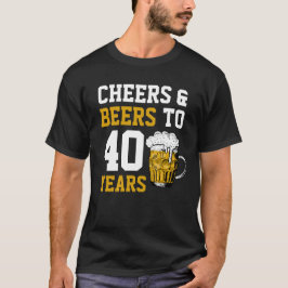 Camiseta 40 años de vigilia y cerveza a 40 años