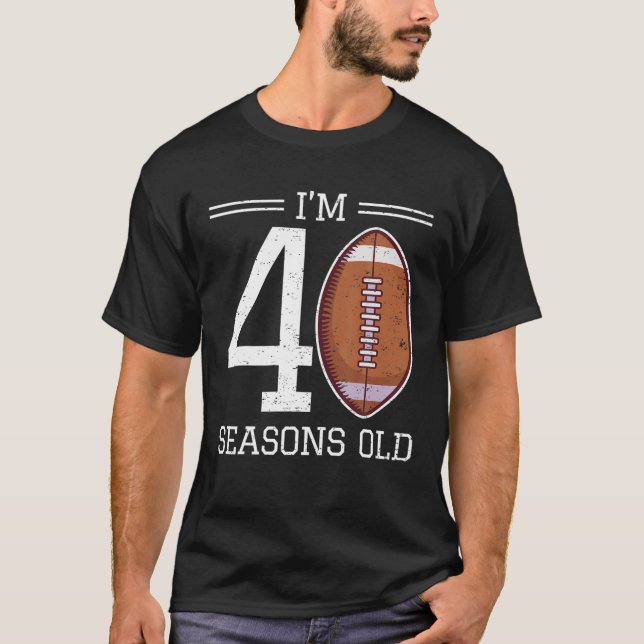 Camiseta 40 Años Del Fútbol Americano (Anverso)