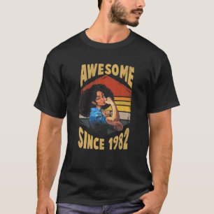 Camiseta 40 Años Fabuloso Desde 1982 40º Cumpleaños Stron