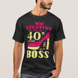 Camiseta 40 Años Llegando A Mis 40 Años Como Un