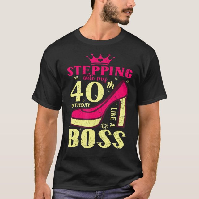 Camiseta 40 Años Llegando A Mis 40 Años Como Un (Anverso)