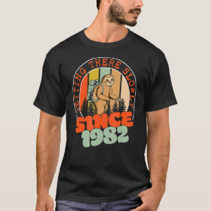 Camiseta 40 años que llegan despacio desde 1982 40º nacimie