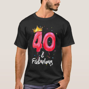 Camiseta 40 años y fabuloso desde 1982 40 años