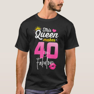 Camiseta 40 años y fabuloso desde 1982 40 años