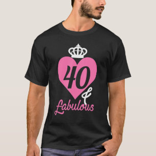 Camiseta 40 años y fabuloso desde 1982 40 años