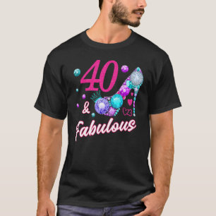 Camiseta 40 años y fabuloso desde 1982 40 años