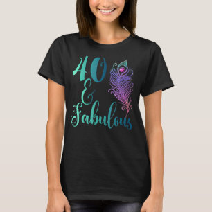Camiseta 40 años y fabuloso desde 1982 40 años