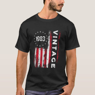 Camiseta 40 Bandera Americana 1983 40