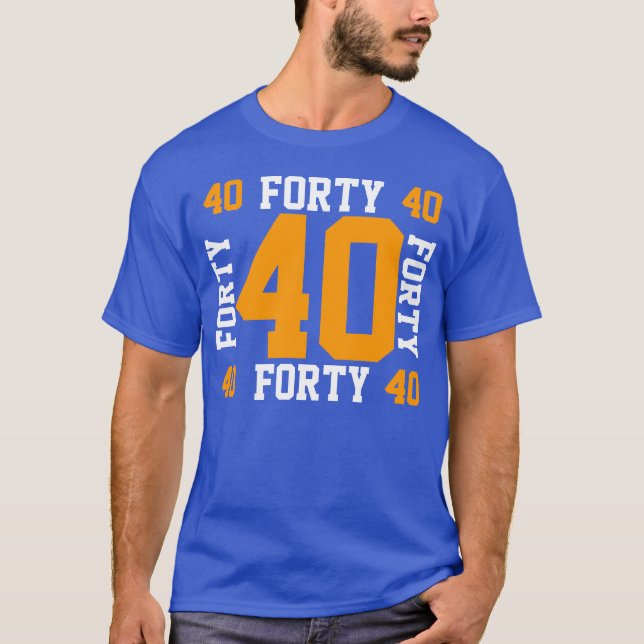 Camiseta 40 cuarenta (Anverso)