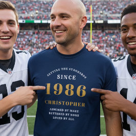 Camiseta 40 cumpleaños 1986 Nombre personalizado personaliz