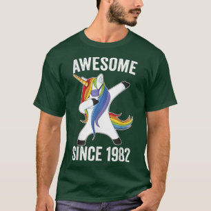 Camiseta 40° cumpleaños, increíble desde 1982