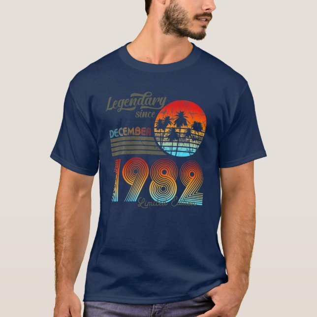 Camiseta 40. Cumpleaños Legendario desde diciembre de 1982 (Anverso)