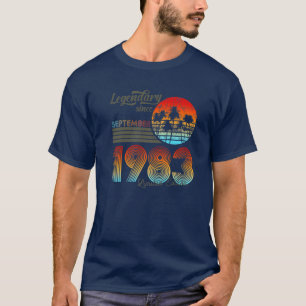Camiseta 40. Cumpleaños Legendario desde septiembre de 1983