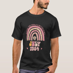 Camiseta 40 de julio de 1984 40º cumpleaños para las mujere