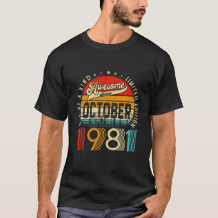 Camiseta 40 Decoraciones De Los Jueves Octubre 1981 Hombres