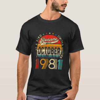 Camiseta 40 Decoraciones De Los Jueves Octubre 1981 Hombres