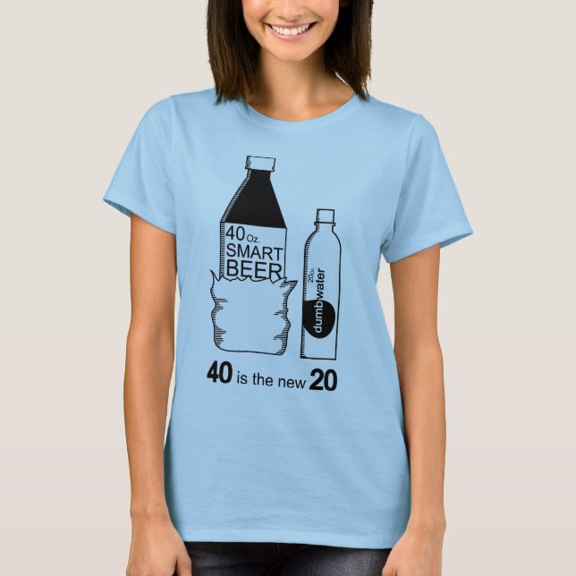 Camiseta 40 Es El Nuevo 20 (Anverso)