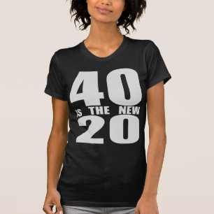 Camiseta 40 es los nuevos 20