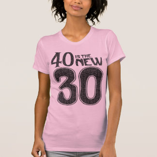 Camiseta 40 es los NUEVOS 30 (el negro)