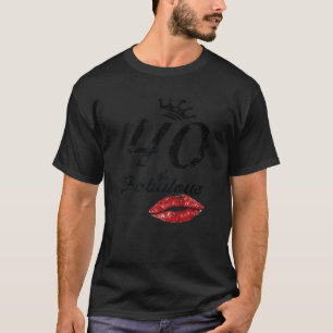 Camiseta 40 Fabuloso Crew Fiesta Beer 40 años H