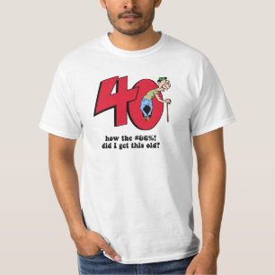 Camiseta 40.o cumpleaños