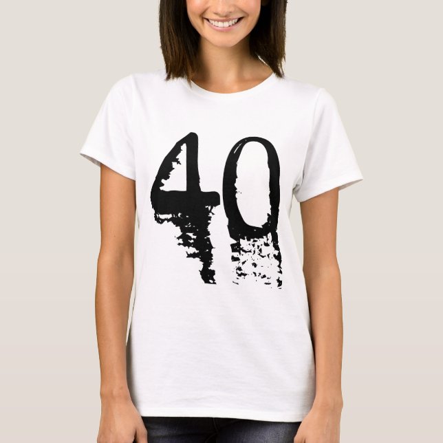 Camiseta 40.o Cumpleaños (Anverso)
