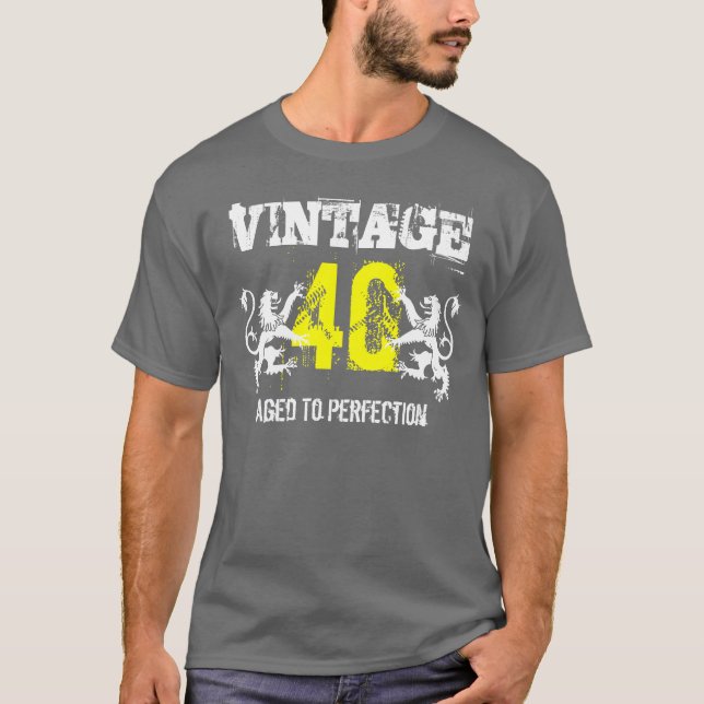 Camiseta 40.o Cumpleaños (Anverso)