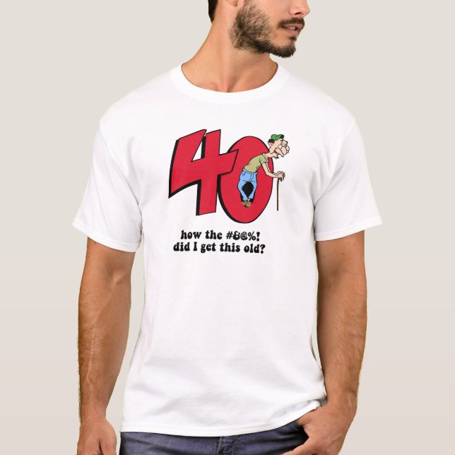 Camiseta 40.o cumpleaños (Anverso)