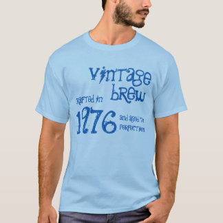 Camiseta 40.o Cumpleaños Brew 43a del vintage de 1976 o