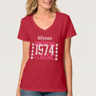 Camiseta 40.o Cumpleaños obra clásica americana 1A de 197
