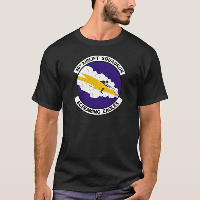 Camiseta 40.o Escuadrilla del puente aéreo (Anverso)